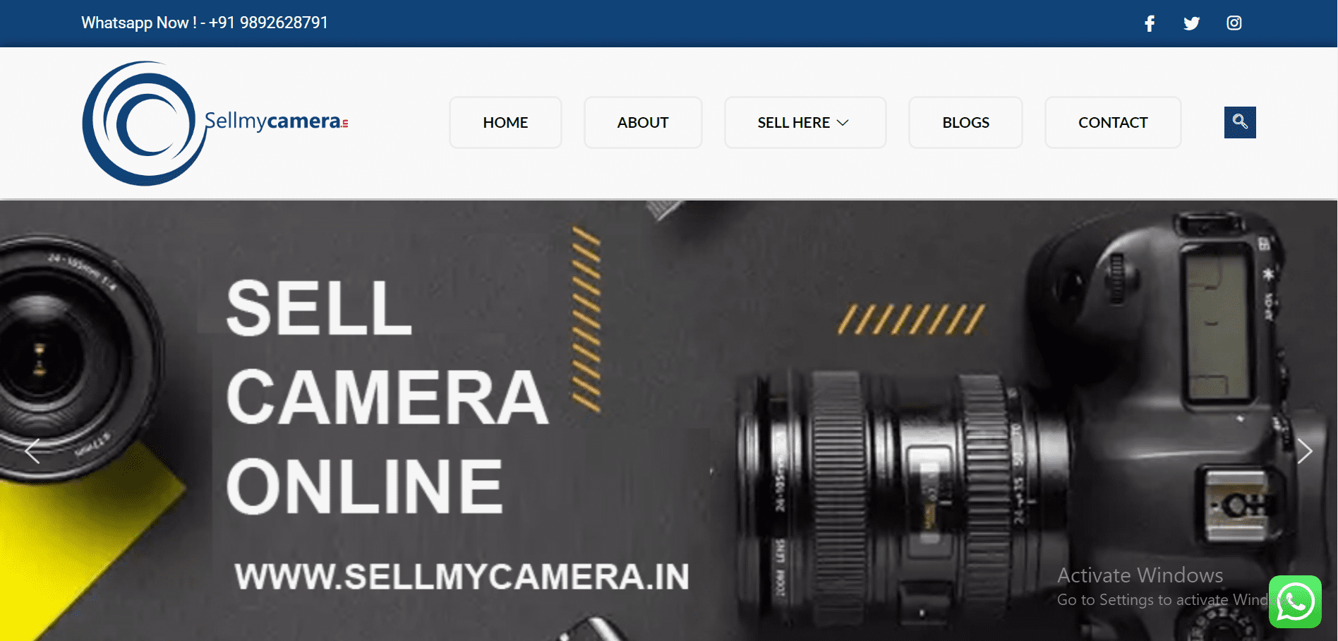 SEO Case study for Sell my camera