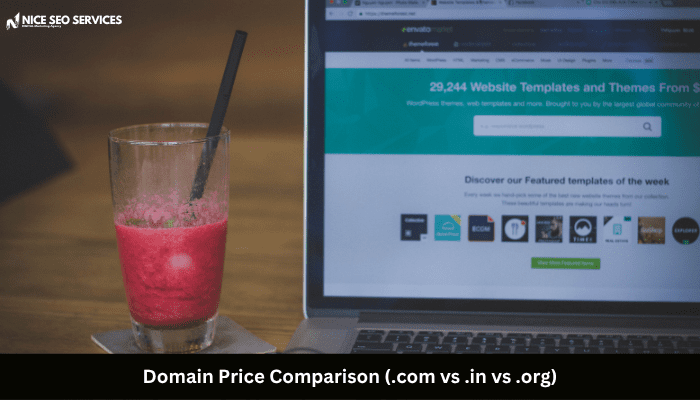 Domain Price Comparison (.com vs .in vs .org)