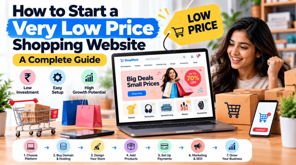 How to Start a Very Low Price Shopping Website- A Complete Guide