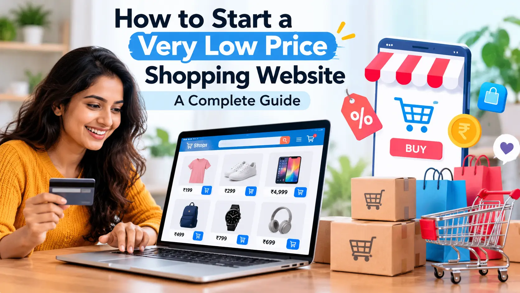 How to Start a Very Low Price Shopping Website- A Complete Guide