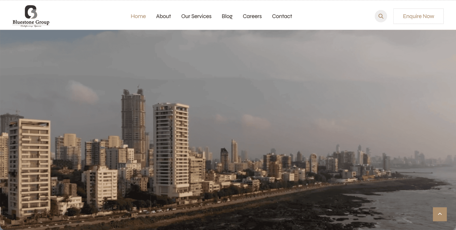 Bluestone Group website homepage