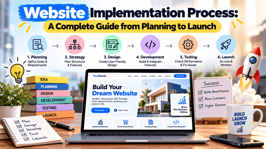 Website Implementation Process: A Complete Guide from Planning to Launch