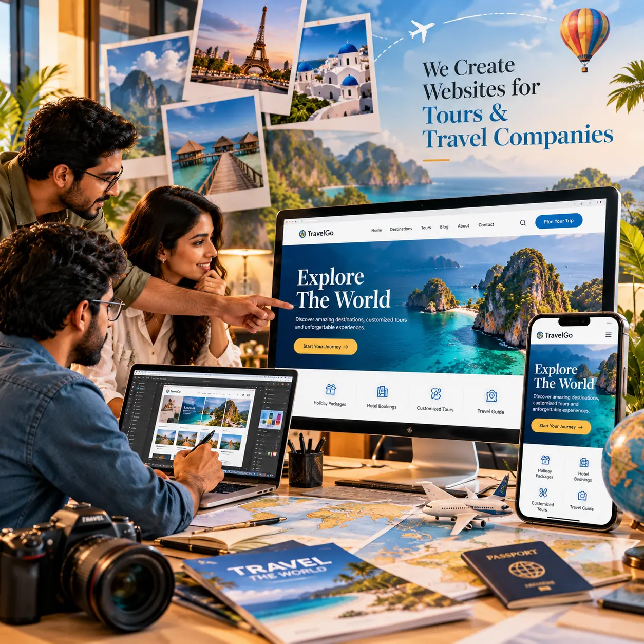 Tours and Travel Website Development and Online Booking Ecommerce Website